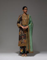 Brown Gulab Kurta With Dupatta