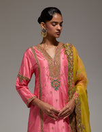 Multi Pitta Sharara With Gujrati Kurta Set