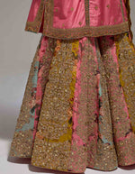 Multi Pitta Sharara With Gujrati Kurta Set