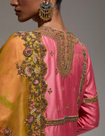 Multi Pitta Sharara With Gujrati Kurta Set