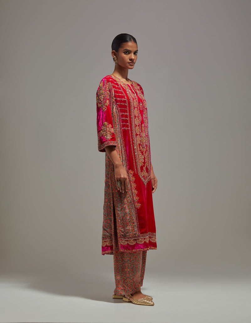 Rani Amina Kurta Set