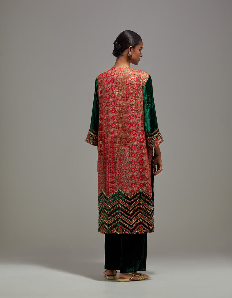 Emerald Green Elmira Kurta Set