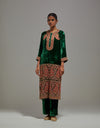 Emerald Green Samia Kurta Set