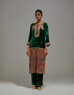 Emerald Green Samia Kurta Set