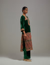 Emerald Green Samia Kurta Set