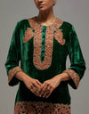 Emerald Green Samia Kurta Set