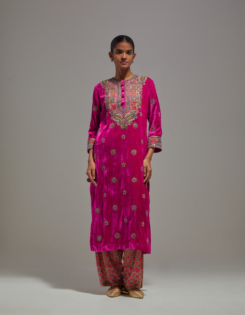 Rani Naim Kurta Set