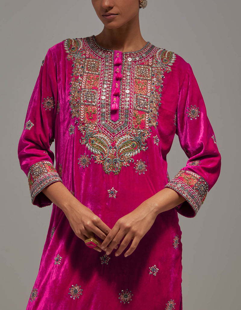 Rani Naim Kurta Set