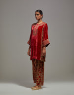 Carrot Red Safiya Kurta Set