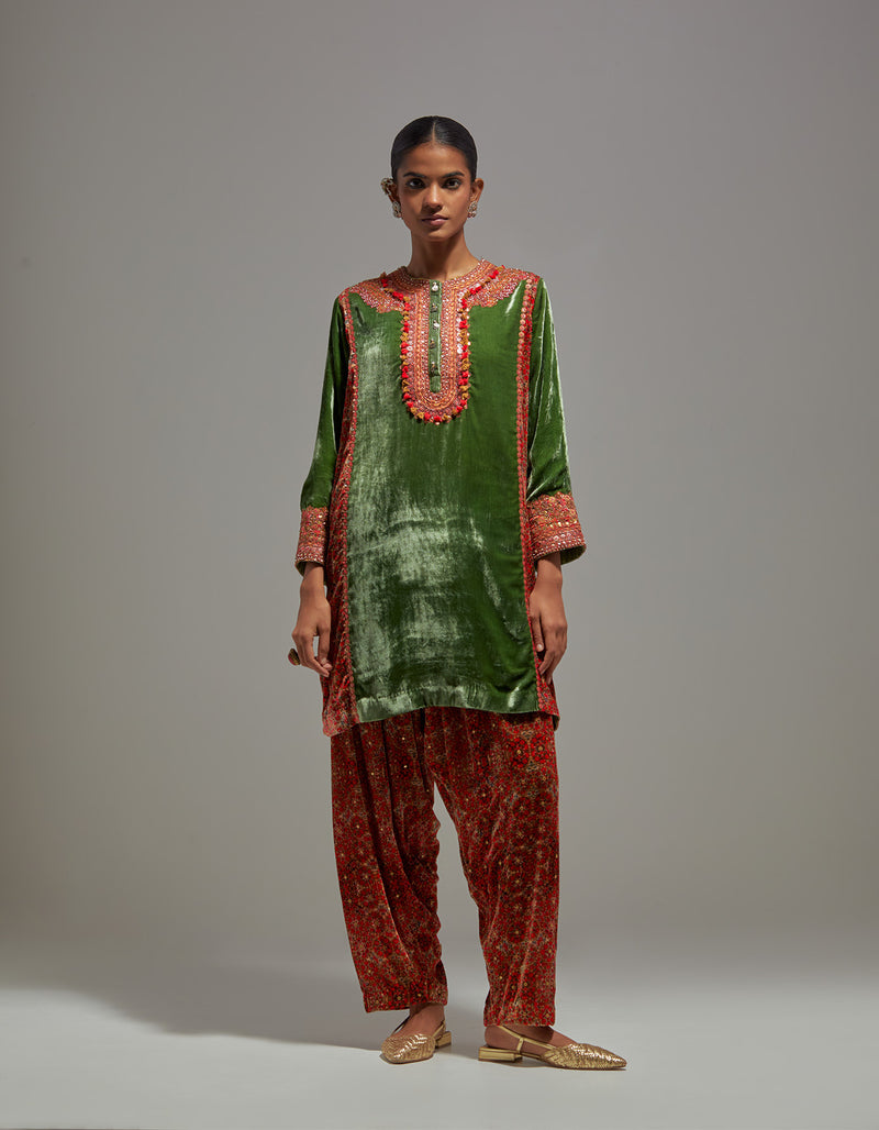 Pista Green Safiya Kurta Set