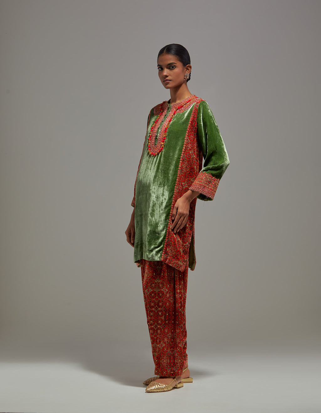 Pista Green Safiya Kurta Set