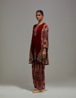 Maroon Jamila Kurta Set