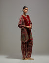 Maroon Jamila Kurta Set