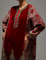 Maroon Jamila Kurta Set