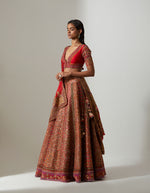 Red Shaadi Lehenga Set