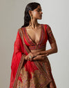 Red Shaadi Lehenga Set