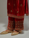 Carrot Red Guldasta Kurta Set