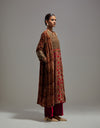 Maroon Brown Rano Kurta Set