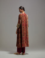 Maroon Brown Rano Kurta Set