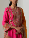 Pink Chakravyuh Kurta Set