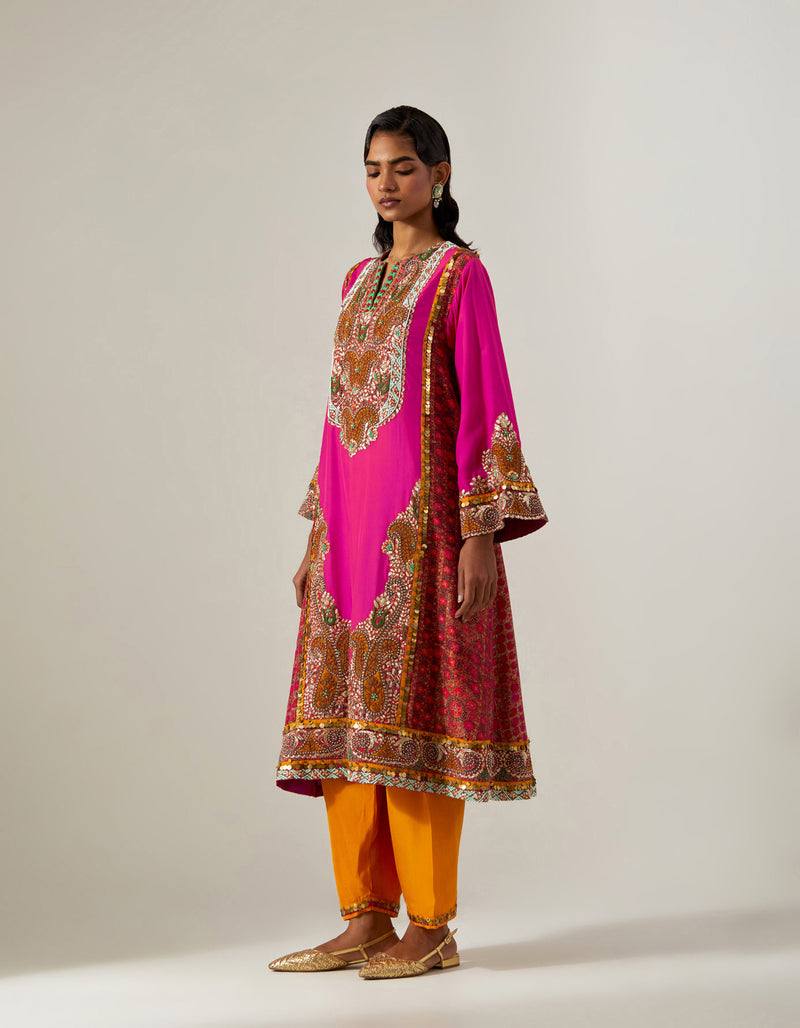 Pink Wow Kurta Set