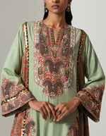 Pista Green Wow Kurta