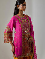 Pink Chota Ambi Cheetah Kurta Set