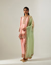 Powder Pink Sahina Pakistani Kurta Set