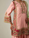 Powder Pink Sahina Pakistani Kurta Set