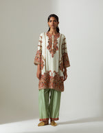 Ivory Flower Pot Kurta Set