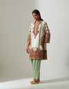 Ivory Flower Pot Kurta Set