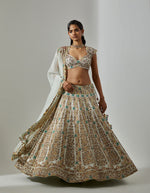 Ice Blue Saiful Lehenga Set