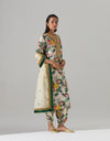 Ivory Printed Kurta and Tulip Pants with a Dupatta