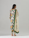 Ivory Printed Kurta and Tulip Pants with a Dupatta